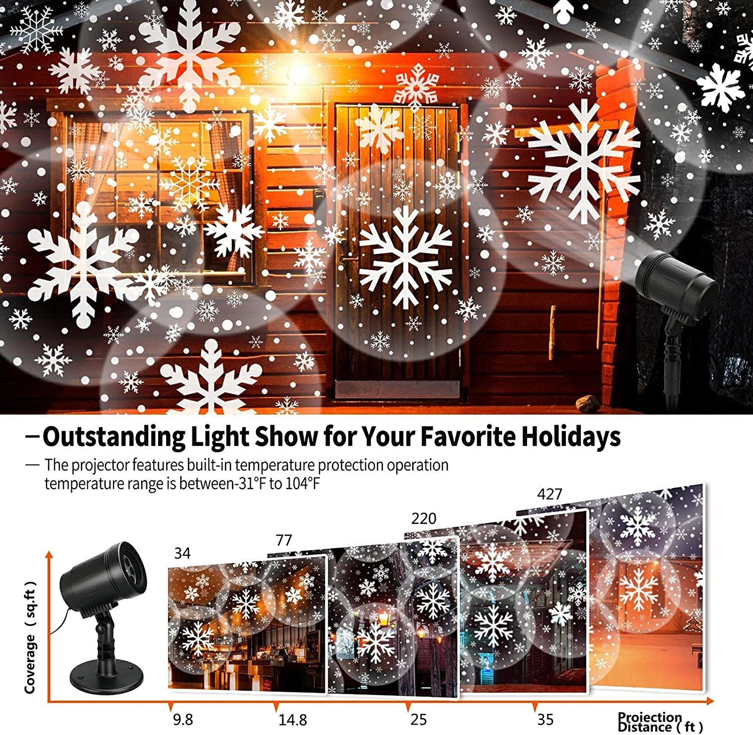 Outdoor Projector Lights | 12 Pattern Outdoor Lights In Dubai & UAE(Outdoor Projector Lights) 5 Outdoor Projector Lights | 12 Pattern Outdoor Lights In Dubai & UAE(Outdoor Projector Lights) - Image 3