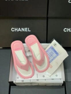 Chnel Leather Flip Flops Slipper(Chnel Leather Flip Flops Slipper)