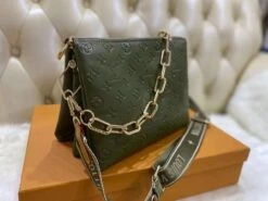 𝐋𝐕 Denim Crossbdy Bag With Chain(𝐋𝐕 Denim Chain Crossbdy Bag) -Best Household Items product name 9180532