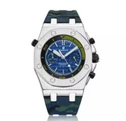 KIMSDUNCamouflage Silicone Strap Quartz Men Watch(Kimsdun Brand 42mm Stainless Steel Case Back Camouflage Silicone Strap Quartz Men Watch) -Best Household Items product name 9217909