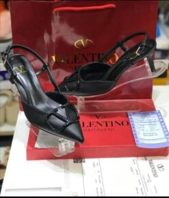 Valentino Vlogo Leather Slingback Pumps(Valentino Vlogo Leather Slingback Pumps) -Best Household Items product name 9416773