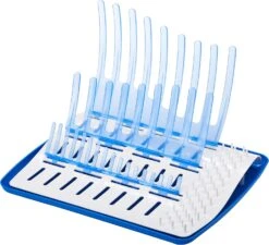 Natural Flow Folding Drying Rack In Blue - A Perfect Blend Of Style And Functionality! Explore The Latest In Dish Drying Solutions(Natural Flow Folding Drying Rack In Blue A Perfect Blend Of Style And Functionality Explore The Latest In Dish Drying Solutions) -Best Household Items product name 9514217