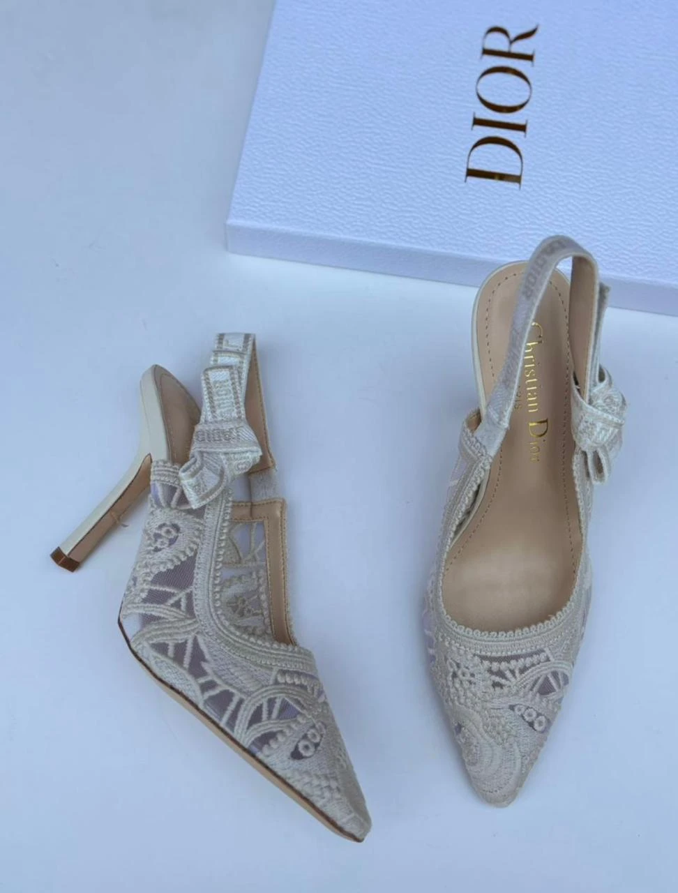 CD J'Adior Embroidered Slingback Pumps(Cd Jadior Embroidered Slingback Pumps) 4 CD J'Adior Embroidered Slingback Pumps(Cd Jadior Embroidered Slingback Pumps) - Image 2