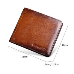 Men's RFID Genuine Leather Durable Vintage Wallet(Mens Rfid Genuine Leather Durable Vintage Wallet) -Best Household Items product name 9757486