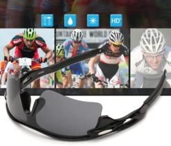 Sports Sunglasses Black Frame(Sports Polarized Sunglasses Black Frame And Gray Lens) -Best Household Items product name 9786275