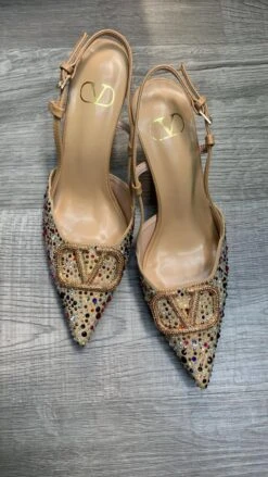 V Buckle High Heeled Crystal Sandals(High Heeled Crystal Sandals For Women) -Best Household Items product name 9868994