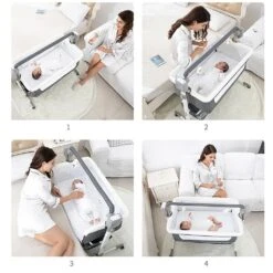 Baby Electric Bed Basket Cradle | Foldable & Portable Sleeping Cot(Baby Electric Bed Basket Cradle) -Best Household Items product name 9890660